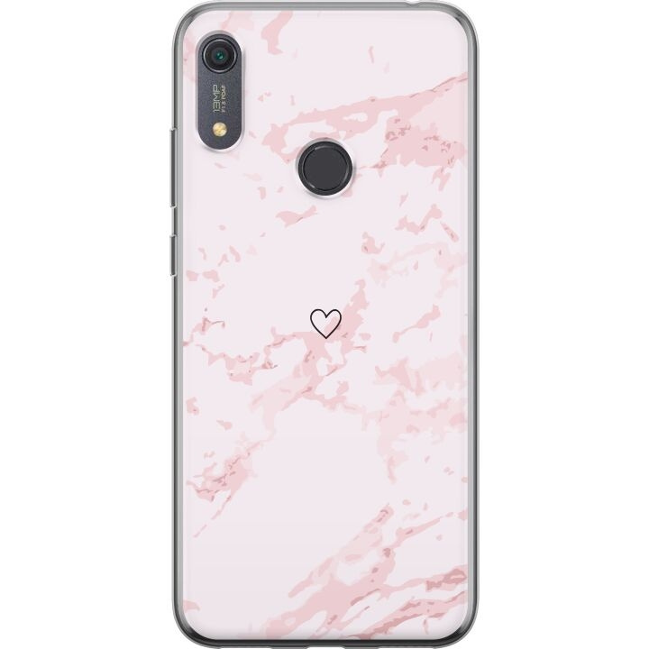 Mobile case for Huawei Y6s (2019) with Pink Heart design in the group SMARTPHONE & TABLETS / Phone cases / Huawei/Honor at TP E-commerce Nordic AB (A53932)