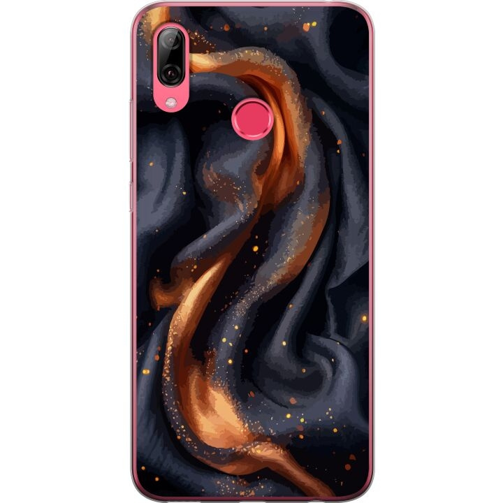 Mobile case for Huawei Y7 (2019) with Fiery silk design in the group SMARTPHONE & TABLETS / Phone cases / Huawei/Honor at TP E-commerce Nordic AB (A53937)