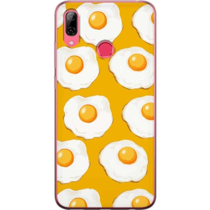 Mobile case for Huawei Y7 (2019) with Fried egg design in the group SMARTPHONE & TABLETS / Phone cases / Huawei/Honor at TP E-commerce Nordic AB (A53938)