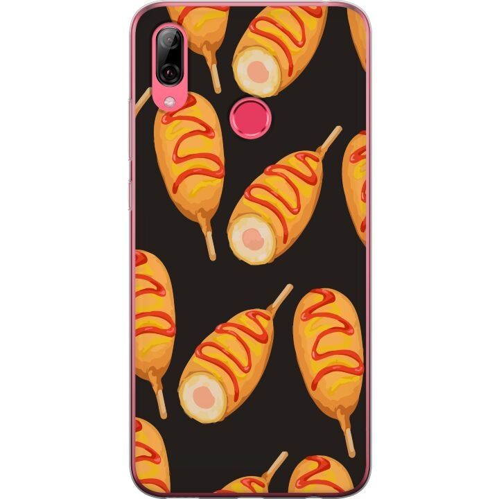 Mobile case for Huawei Y7 (2019) with Chicken drumstick design in the group SMARTPHONE & TABLETS / Phone cases / Huawei/Honor at TP E-commerce Nordic AB (A53945)