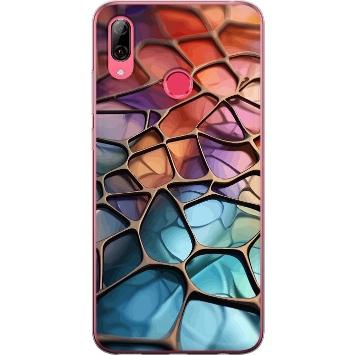 Mobile case for Huawei Y7 (2019) with Metallic pattern design in the group SMARTPHONE & TABLETS / Phone cases / Huawei/Honor at TP E-commerce Nordic AB (A53946)