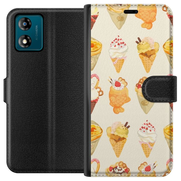 Wallet case for Motorola Moto E13 with Glassy design in the group SMARTPHONE & TABLETS / Phone cases / Motorola at TP E-commerce Nordic AB (A53974)