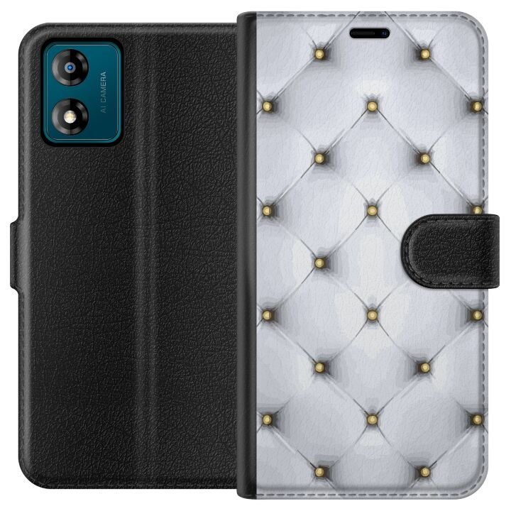 Wallet case for Motorola Moto E13 with Luxurious design in the group SMARTPHONE & TABLETS / Phone cases / Motorola at TP E-commerce Nordic AB (A53977)