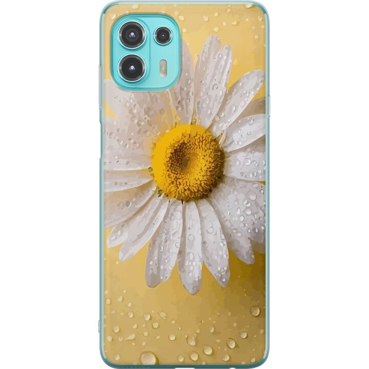 Mobile case for Motorola Edge 20 Lite with Porslinsblomma design in the group SMARTPHONE & TABLETS / Phone cases / Motorola at TP E-commerce Nordic AB (A54017)