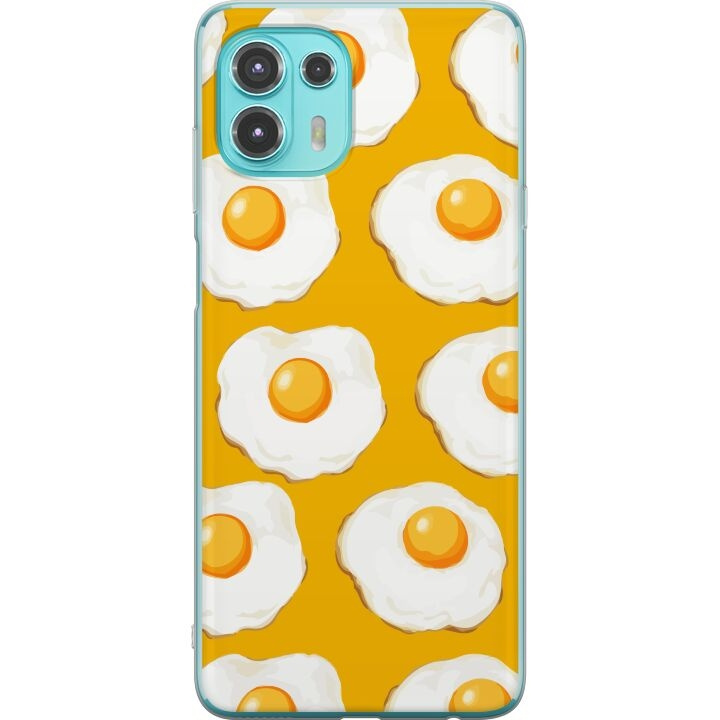 Mobile case for Motorola Edge 20 Lite with Fried egg design in the group SMARTPHONE & TABLETS / Phone cases / Motorola at TP E-commerce Nordic AB (A54019)