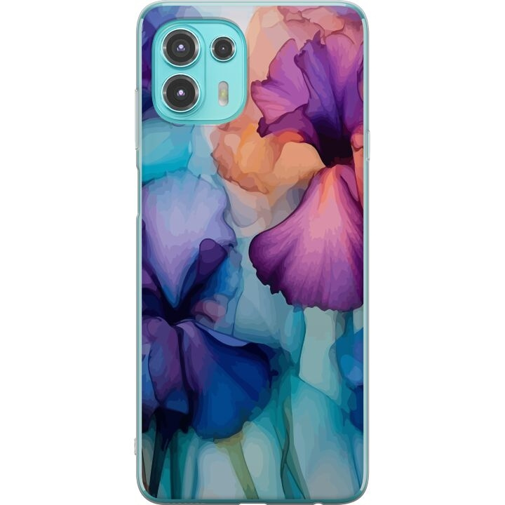 Mobile case for Motorola Edge 20 Lite with Magical flowers design in the group SMARTPHONE & TABLETS / Phone cases / Motorola at TP E-commerce Nordic AB (A54020)