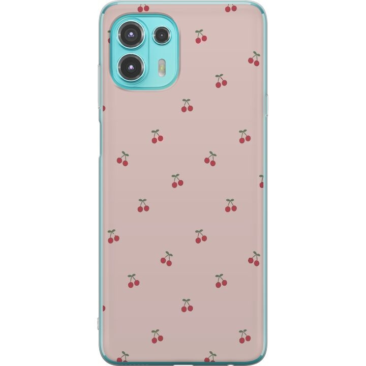 Mobile case for Motorola Edge 20 Lite with Cherry design in the group SMARTPHONE & TABLETS / Phone cases / Motorola at TP E-commerce Nordic AB (A54024)