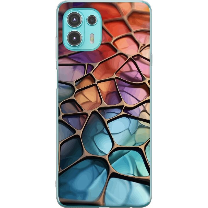 Mobile case for Motorola Edge 20 Lite with Metallic pattern design in the group SMARTPHONE & TABLETS / Phone cases / Motorola at TP E-commerce Nordic AB (A54027)