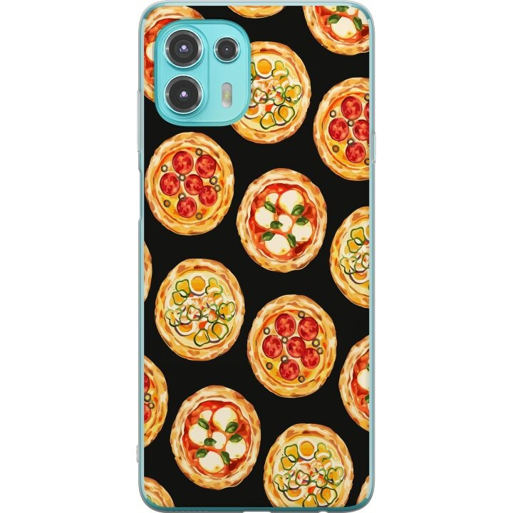 Mobile case for Motorola Edge 20 Lite with Pizza design in the group SMARTPHONE & TABLETS / Phone cases / Motorola at TP E-commerce Nordic AB (A54030)