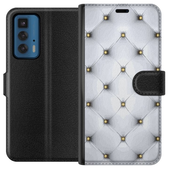 Wallet case for Motorola Edge 20 Pro with Luxurious design in the group SMARTPHONE & TABLETS / Phone cases / Motorola at TP E-commerce Nordic AB (A54058)