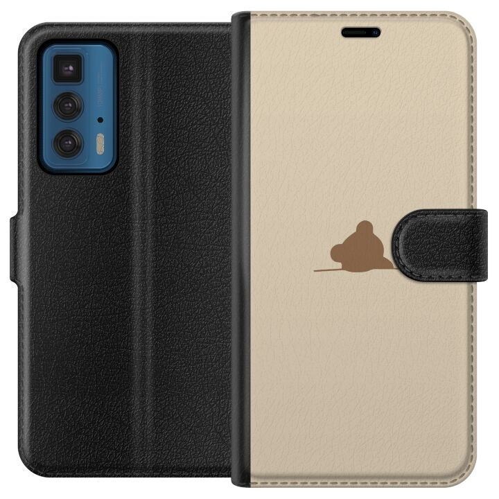 Wallet case for Motorola Edge 20 Pro with Nalle design in the group SMARTPHONE & TABLETS / Phone cases / Motorola at TP E-commerce Nordic AB (A54064)