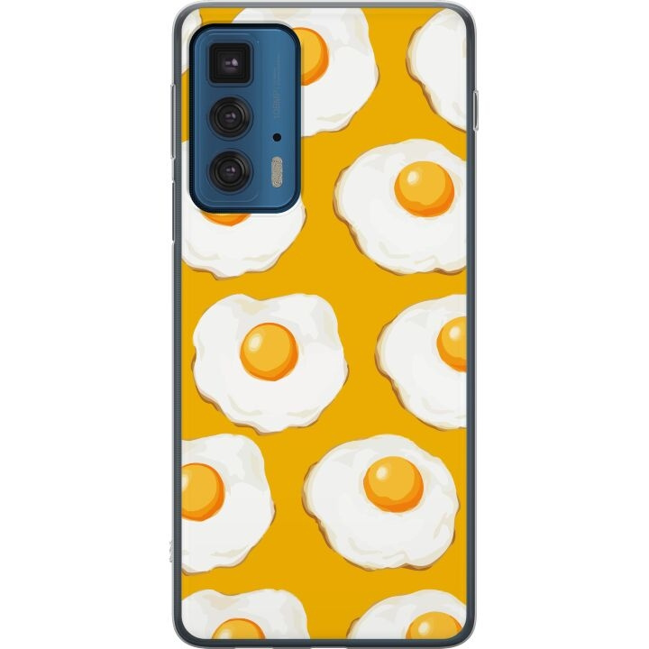 Mobile case for Motorola Edge 20 Pro with Fried egg design in the group SMARTPHONE & TABLETS / Phone cases / Motorola at TP E-commerce Nordic AB (A54073)