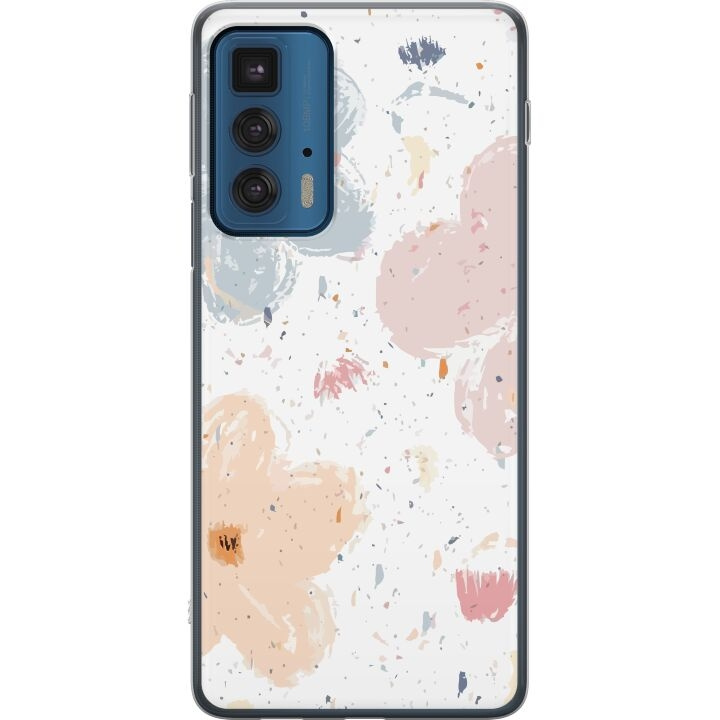 Mobile case for Motorola Edge 20 Pro with Flowers design in the group SMARTPHONE & TABLETS / Phone cases / Motorola at TP E-commerce Nordic AB (A54083)