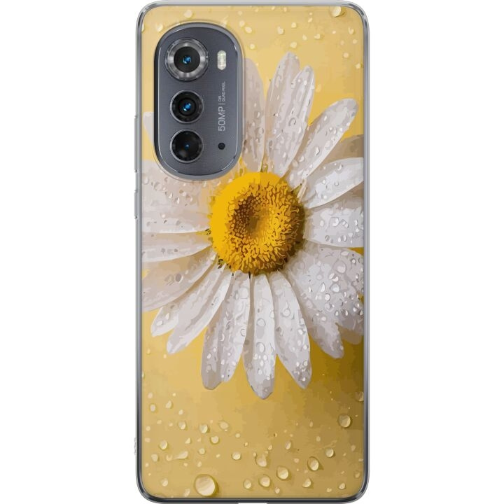 Mobile case for Motorola Edge (2022) with Porslinsblomma design in the group SMARTPHONE & TABLETS / Phone cases / Motorola at TP E-commerce Nordic AB (A54098)