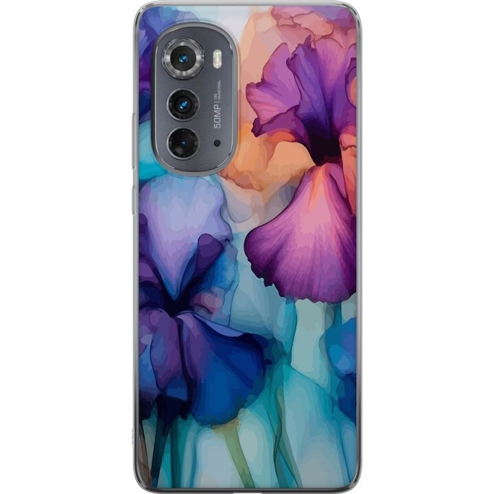 Mobile case for Motorola Edge (2022) with Magical flowers design in the group SMARTPHONE & TABLETS / Phone cases / Motorola at TP E-commerce Nordic AB (A54101)