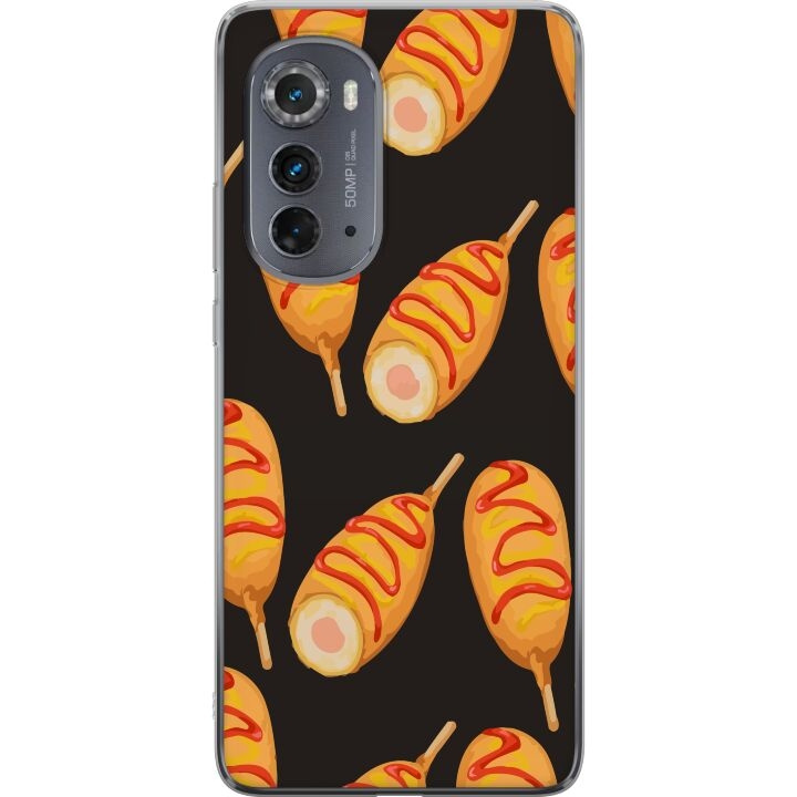 Mobile case for Motorola Edge (2022) with Chicken drumstick design in the group SMARTPHONE & TABLETS / Phone cases / Motorola at TP E-commerce Nordic AB (A54107)