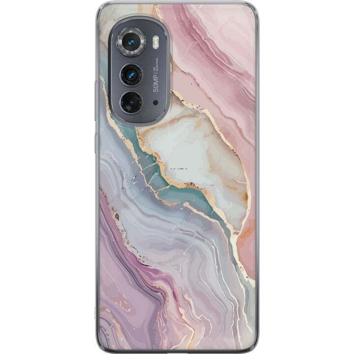 Mobile case for Motorola Edge (2022) with Marble design in the group SMARTPHONE & TABLETS / Phone cases / Motorola at TP E-commerce Nordic AB (A54120)