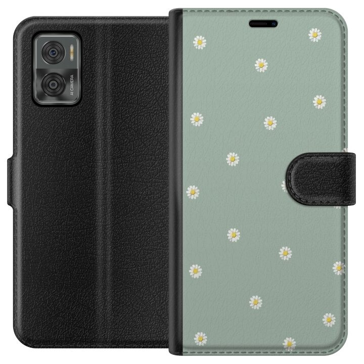 Wallet case for Motorola Moto E22i with Priest\'s collars design in the group SMARTPHONE & TABLETS / Phone cases / Motorola at TP E-commerce Nordic AB (A54129)