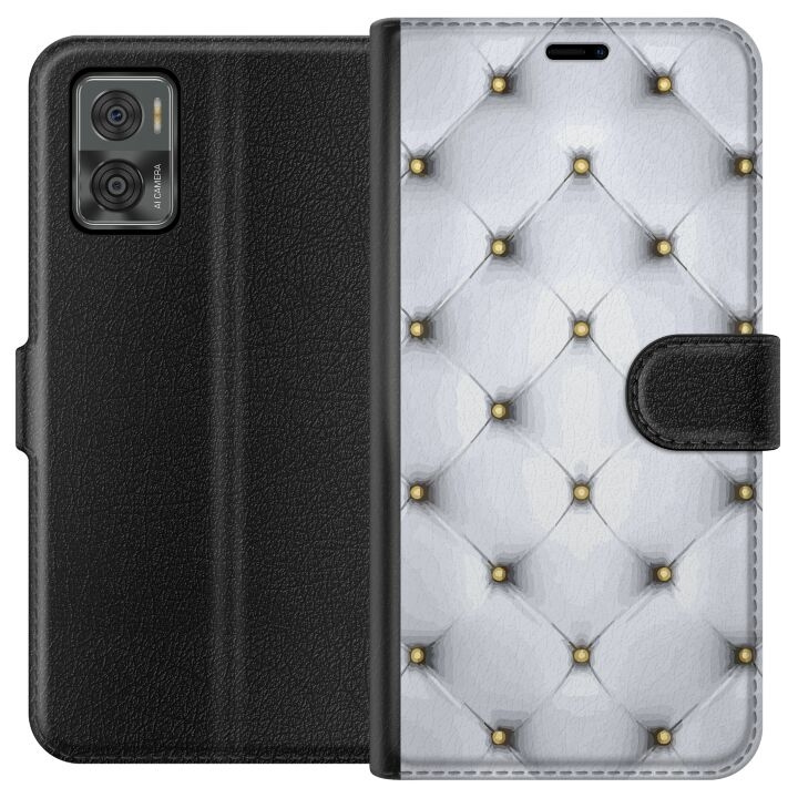 Wallet case for Motorola Moto E22i with Luxurious design in the group SMARTPHONE & TABLETS / Phone cases / Motorola at TP E-commerce Nordic AB (A54139)