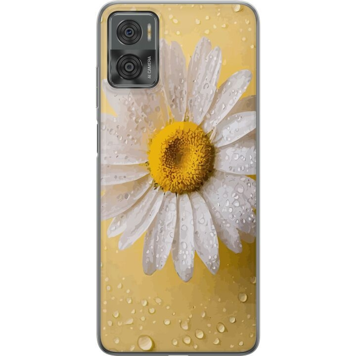 Mobile case for Motorola Moto E22i with Porslinsblomma design in the group SMARTPHONE & TABLETS / Phone cases / Motorola at TP E-commerce Nordic AB (A54152)