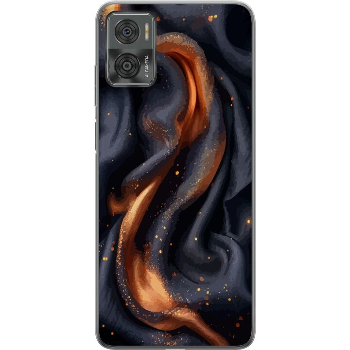 Mobile case for Motorola Moto E22i with Fiery silk design in the group SMARTPHONE & TABLETS / Phone cases / Motorola at TP E-commerce Nordic AB (A54153)