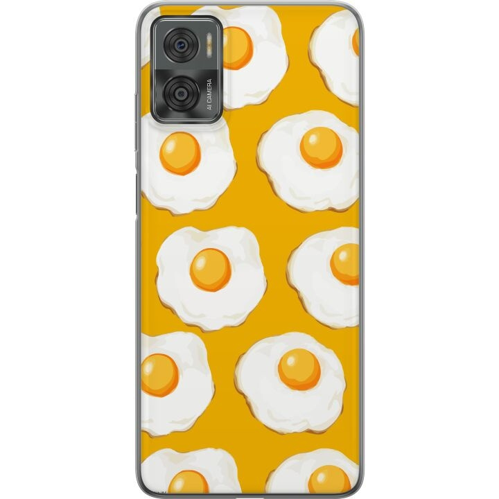 Mobile case for Motorola Moto E22i with Fried egg design in the group SMARTPHONE & TABLETS / Phone cases / Motorola at TP E-commerce Nordic AB (A54154)