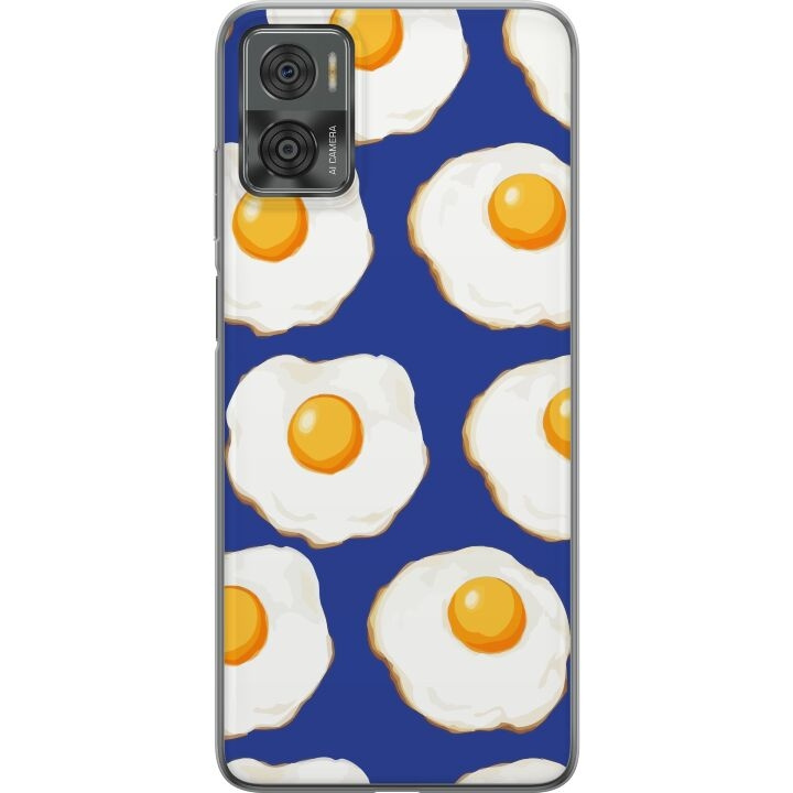 Mobile case for Motorola Moto E22i with Fried eggs design in the group SMARTPHONE & TABLETS / Phone cases / Motorola at TP E-commerce Nordic AB (A54158)