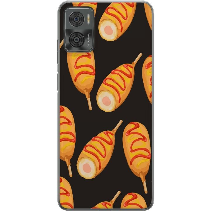 Mobile case for Motorola Moto E22i with Chicken drumstick design in the group SMARTPHONE & TABLETS / Phone cases / Motorola at TP E-commerce Nordic AB (A54161)