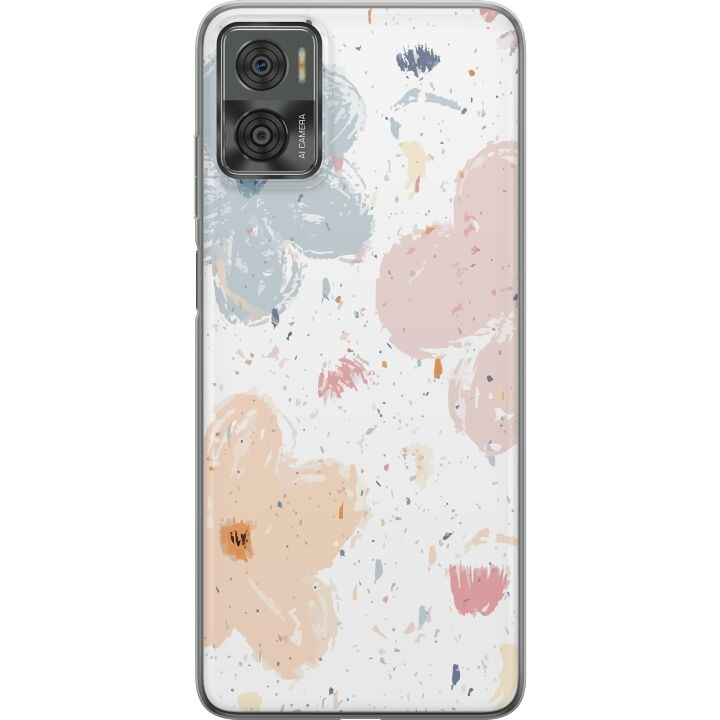 Mobile case for Motorola Moto E22i with Flowers design in the group SMARTPHONE & TABLETS / Phone cases / Motorola at TP E-commerce Nordic AB (A54164)