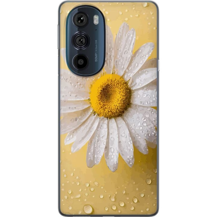 Mobile case for Motorola Edge 30 Pro with Porslinsblomma design in the group SMARTPHONE & TABLETS / Phone cases / Motorola at TP E-commerce Nordic AB (A54179)