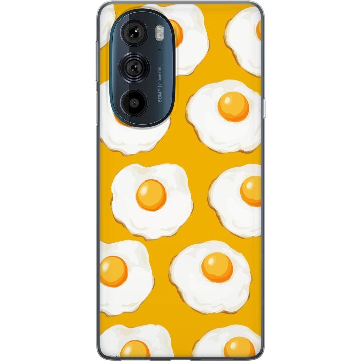 Mobile case for Motorola Edge 30 Pro with Fried egg design in the group SMARTPHONE & TABLETS / Phone cases / Motorola at TP E-commerce Nordic AB (A54181)