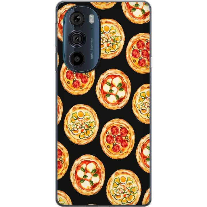 Mobile case for Motorola Edge 30 Pro with Pizza design in the group SMARTPHONE & TABLETS / Phone cases / Motorola at TP E-commerce Nordic AB (A54192)