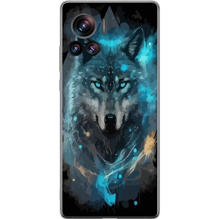 Mobile case for Motorola Edge 30 Ultra with Wolf design in the group SMARTPHONE & TABLETS / Phone cases / Motorola at TP E-commerce Nordic AB (A54211)