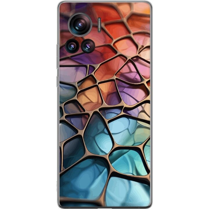 Mobile case for Motorola Edge 30 Ultra with Metallic pattern design in the group SMARTPHONE & TABLETS / Phone cases / Motorola at TP E-commerce Nordic AB (A54216)