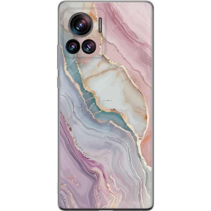 Mobile case for Motorola Edge 30 Ultra with Marble design in the group SMARTPHONE & TABLETS / Phone cases / Motorola at TP E-commerce Nordic AB (A54228)