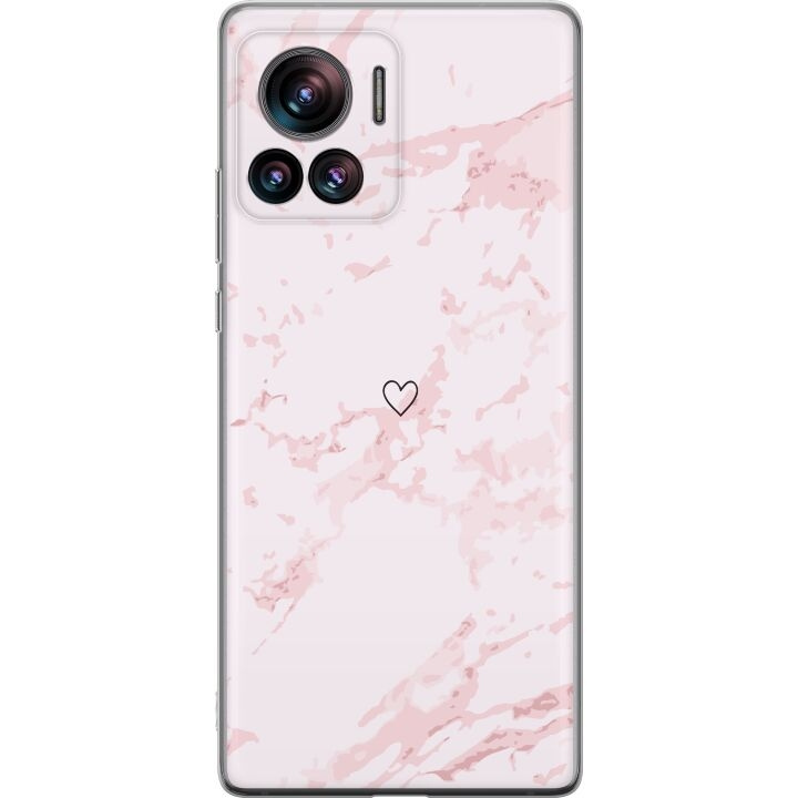 Mobile case for Motorola Edge 30 Ultra with Pink Heart design in the group SMARTPHONE & TABLETS / Phone cases / Motorola at TP E-commerce Nordic AB (A54229)