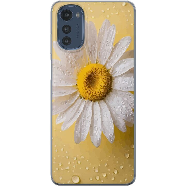 Mobile case for Motorola Moto E32s with Porslinsblomma design in the group SMARTPHONE & TABLETS / Phone cases / Motorola at TP E-commerce Nordic AB (A54260)