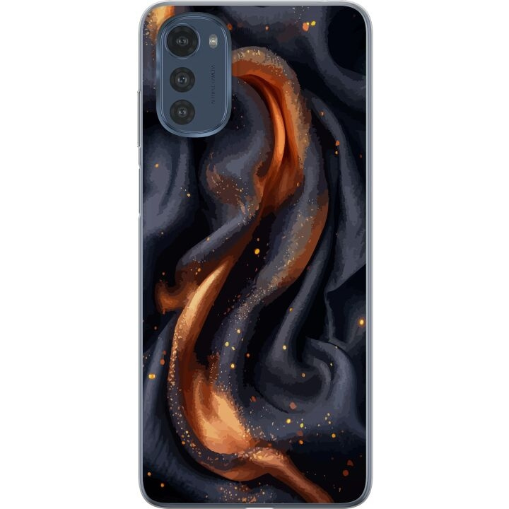 Mobile case for Motorola Moto E32s with Fiery silk design in the group SMARTPHONE & TABLETS / Phone cases / Motorola at TP E-commerce Nordic AB (A54261)