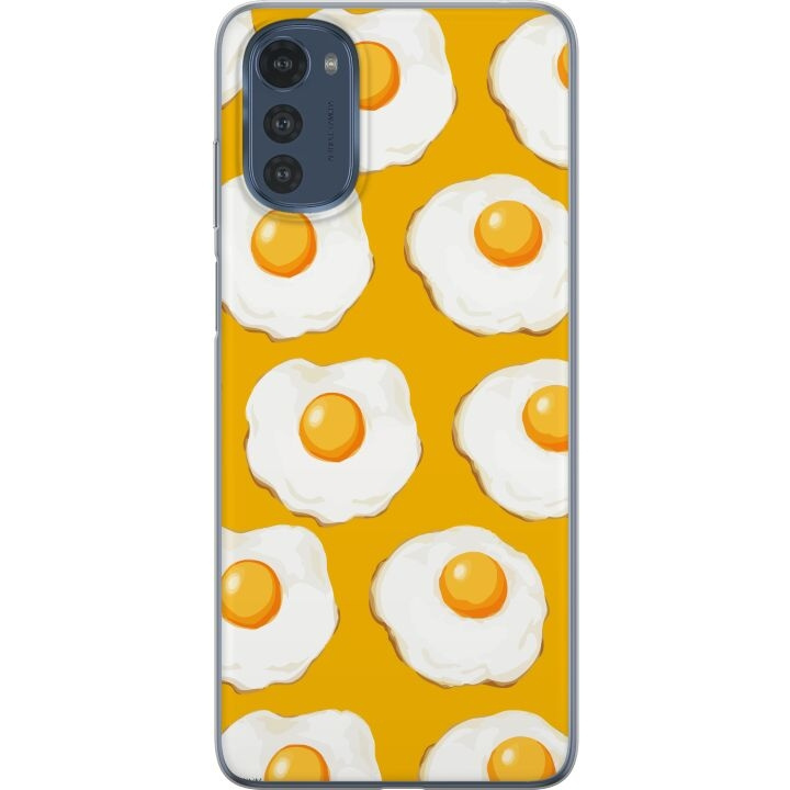 Mobile case for Motorola Moto E32s with Fried egg design in the group SMARTPHONE & TABLETS / Phone cases / Motorola at TP E-commerce Nordic AB (A54262)