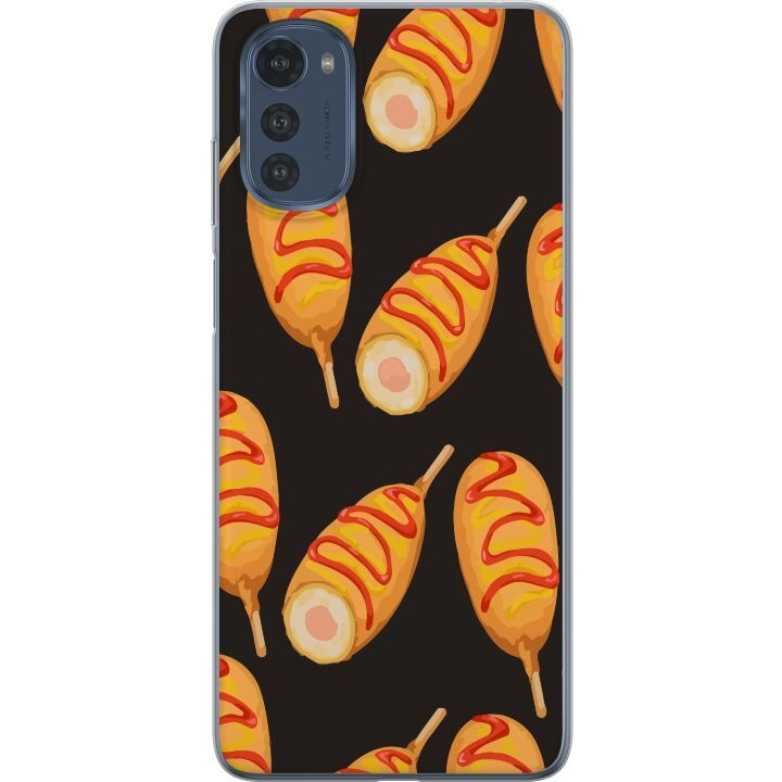 Mobile case for Motorola Moto E32s with Chicken drumstick design in the group SMARTPHONE & TABLETS / Phone cases / Motorola at TP E-commerce Nordic AB (A54269)