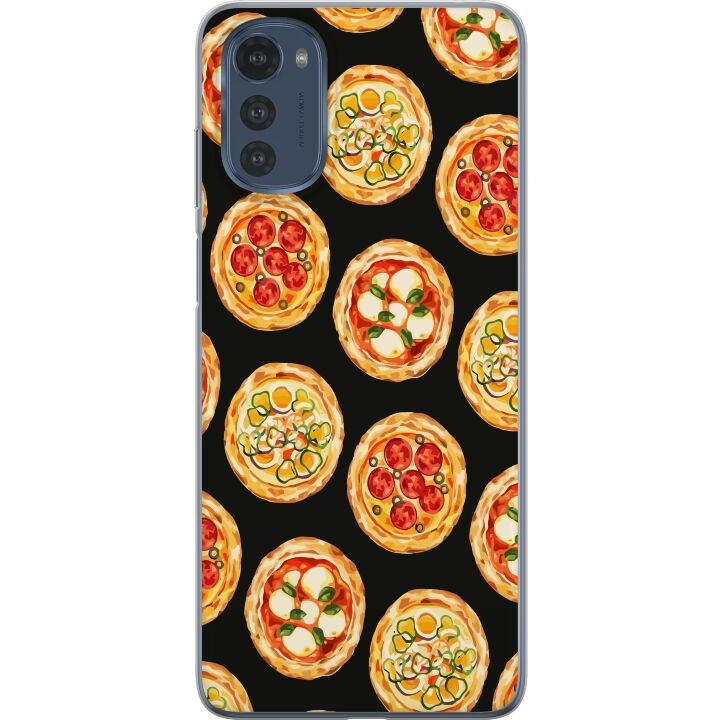 Mobile case for Motorola Moto E32s with Pizza design in the group SMARTPHONE & TABLETS / Phone cases / Motorola at TP E-commerce Nordic AB (A54273)