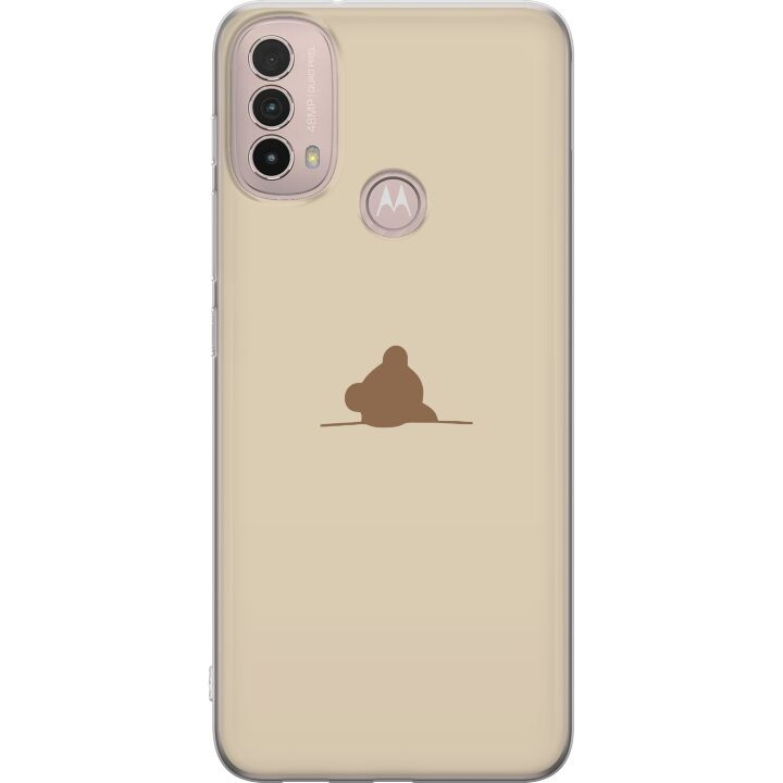 Mobile case for Motorola Moto E40 with Nalle design in the group SMARTPHONE & TABLETS / Phone cases / Motorola at TP E-commerce Nordic AB (A54307)