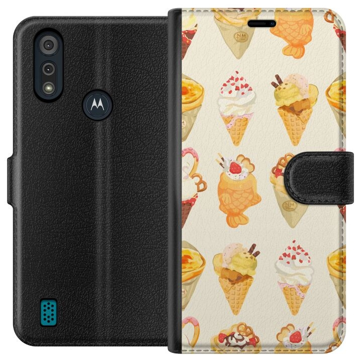 Wallet case for Motorola Moto E6i with Glassy design in the group SMARTPHONE & TABLETS / Phone cases / Motorola at TP E-commerce Nordic AB (A54325)