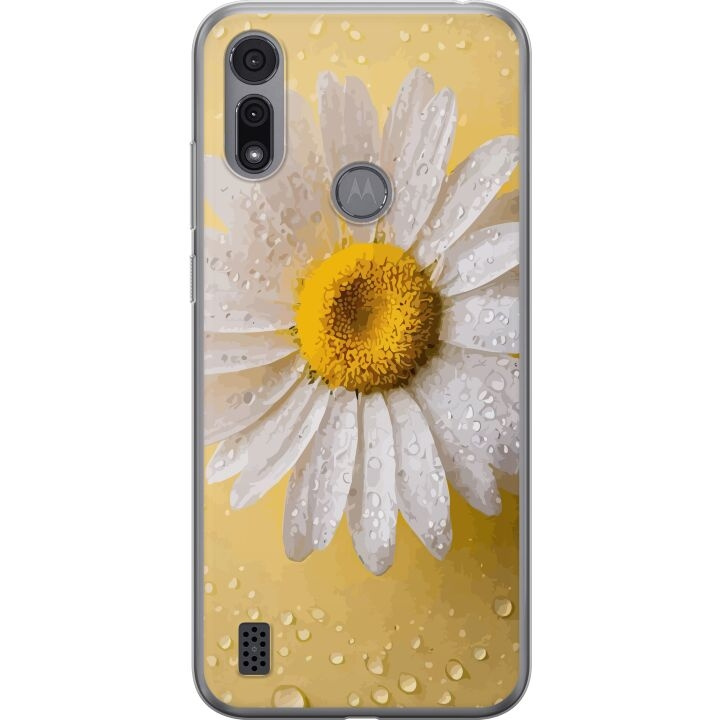 Mobile case for Motorola Moto E6i with Porslinsblomma design in the group SMARTPHONE & TABLETS / Phone cases / Motorola at TP E-commerce Nordic AB (A54341)