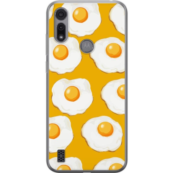 Mobile case for Motorola Moto E6i with Fried egg design in the group SMARTPHONE & TABLETS / Phone cases / Motorola at TP E-commerce Nordic AB (A54343)