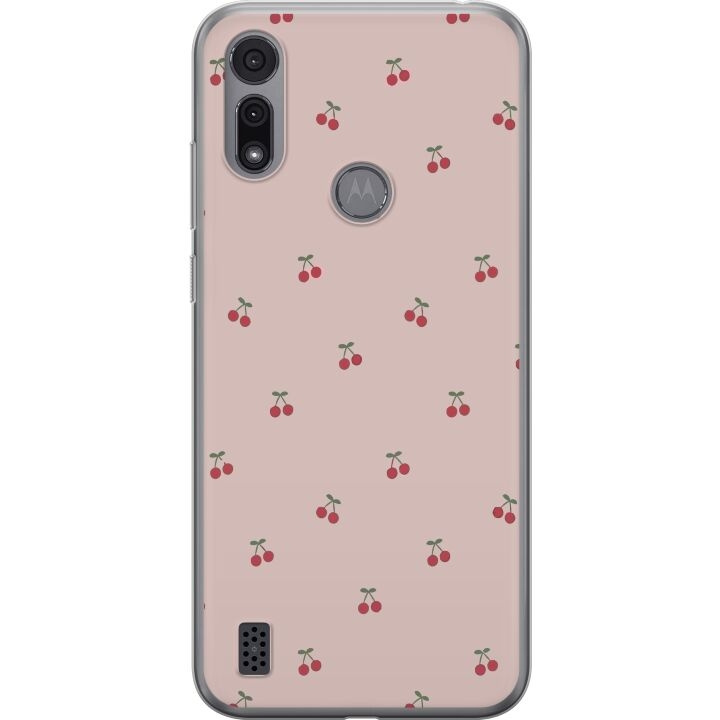 Mobile case for Motorola Moto E6i with Cherry design in the group SMARTPHONE & TABLETS / Phone cases / Motorola at TP E-commerce Nordic AB (A54348)