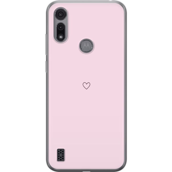 Mobile case for Motorola Moto E6i with Heart design in the group SMARTPHONE & TABLETS / Phone cases / Motorola at TP E-commerce Nordic AB (A54360)