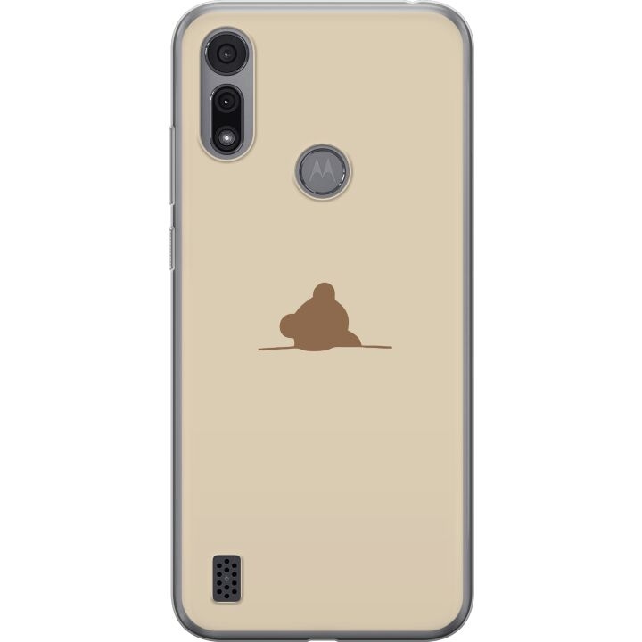 Mobile case for Motorola Moto E6i with Nalle design in the group SMARTPHONE & TABLETS / Phone cases / Motorola at TP E-commerce Nordic AB (A54361)