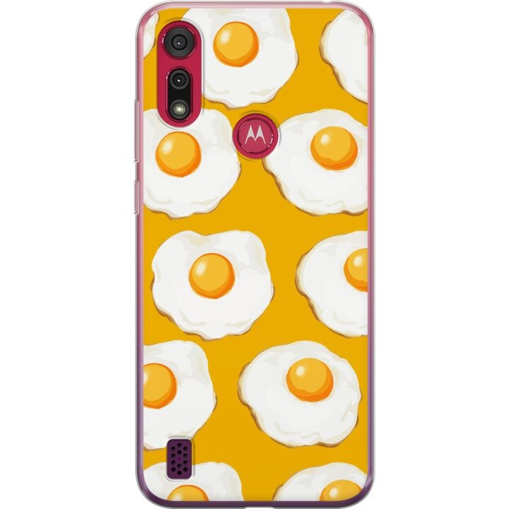 Mobile case for Motorola Moto E6s (2020) with Fried egg design in the group SMARTPHONE & TABLETS / Phone cases / Motorola at TP E-commerce Nordic AB (A54370)