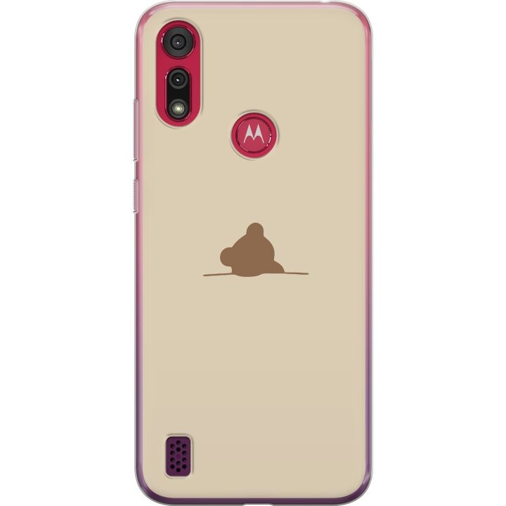 Mobile case for Motorola Moto E6s (2020) with Nalle design in the group SMARTPHONE & TABLETS / Phone cases / Motorola at TP E-commerce Nordic AB (A54388)